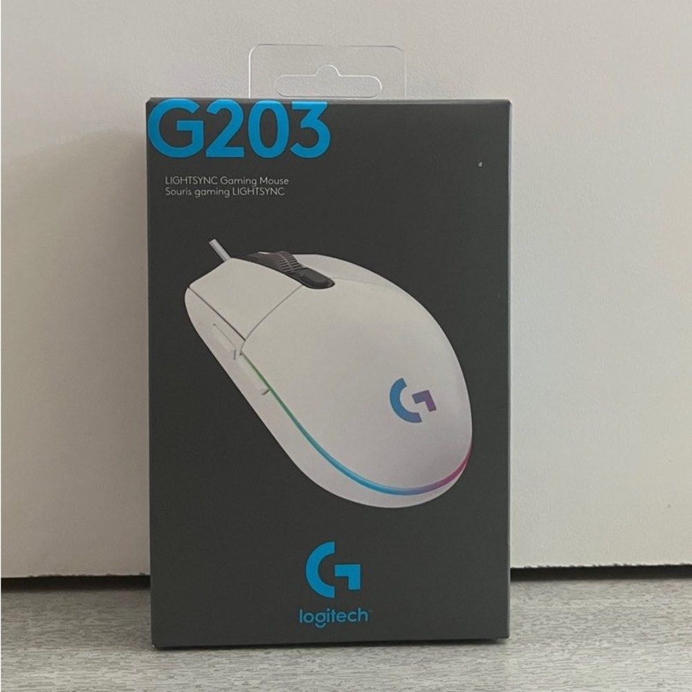 Logitech G203 Gaming mouse RGB - White